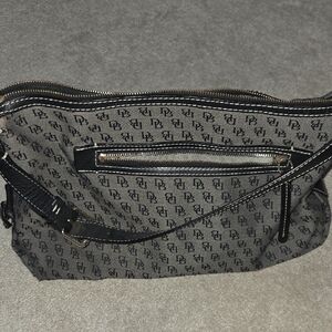 Dooney & Bourke Black and Gray Shoulder Bag